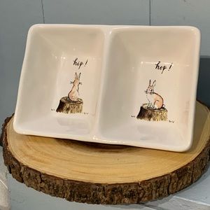 Vintage Rae Dunn Bunny Snack / Trinket tray